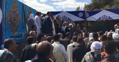 جلسة صلح عرفية تنهى خلافات ثأرية بين عائلتى "شبيب وأبوستة" بالمنيا