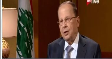 الرئيس اللبنانى إقامة دولة فلسطينية مستقلة وعودة اللاجئين إليها ضرورة ملحة