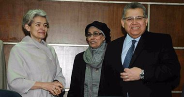 إيرينا بيكوفا وأشرف الشيحى يفتتحان المقر الإقليمى لليونسكو بـ6 أكتوبر