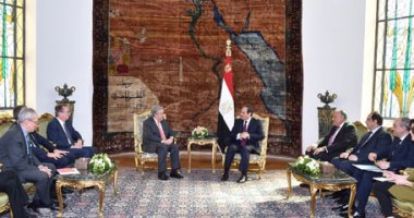 السيسى لسكرتير الأمم المتحدة: نحرص على وحدة ليبيا والوصول لحل عادل بفلسطين