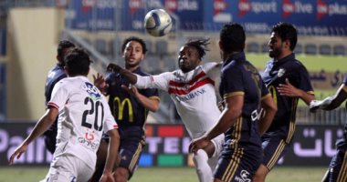 بالفيديو  والصور.. الإنتاج الحربى يحرز الهدف الثانى فى مرمى الزمالك