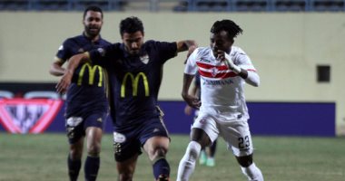 بالصور.. باولو يحرز الهدف الأول للزمالك ويقلص الفارق مع الإنتاج الحربى