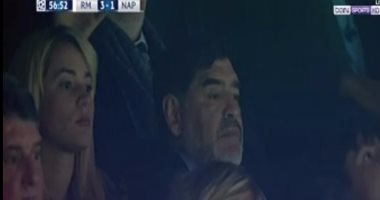غضب شديد يسيطر على مارادونا بعد تأخر نابولى بثلاثية أمام ريال مدريد