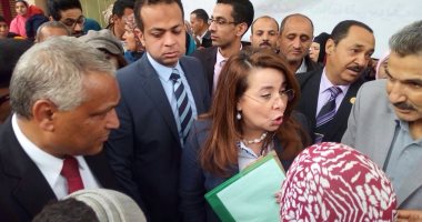 بالصور.. غادة والى تفتتح عددا من المشروعات التنموية في زيارة إلى بني سويف