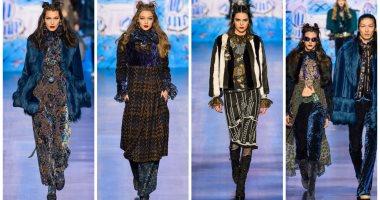 بالصور.. بيلا وجى جى وكيندال على منصة عرض أزياء Anna Sui فى نيويورك