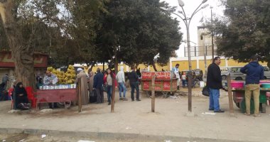 بالصور.. حملات لإزالة الباعة الجائلين من محيط السكة الحديد والمترو 
