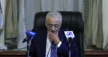 بالصور.. بدء المؤتمر الصحفى الأول لوزير التعليم الجديد بحضور قيادات الوزارة