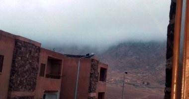 بالصور.. إلغاء الرحلات الجبلية بسانت كاترين لسوء الطقس وتساقط الجيلد