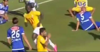 بالفيديو.. طنطا يتقدم على أسوان بهدف نظيف فى الشوط الأول
