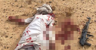بالصور.. المتحدث العسكرى ينشر صور التكفيريين المقتولين بمنطقة جبل الحلال