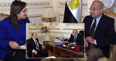 رئيس الوزراء يلتقى 4 وزراء جدد.. وزير الزراعة يستعرض خطة التوسع فى الرقعة الزراعية.. ووزير التعليم العالى: تطرقنا لمناقشة سبل زيادة موارد الجامعات.. ووزيرة التخطيط  تعرض خطة متابعة المشروعات القومية 