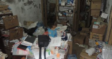 بالصور.. ضبط مخزن مستلزمات طبية غير صالحة للاستخدام الآدمى بالزيتون