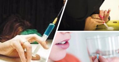 "أحوال الأسرة".. 976 رجلا يشكون تعاطى زوجاتهم المخدرات خلال شهر .. إدمان زوجه عادل تسبب فى موت جنينها وشروعها فى قتل طفلها.. وزوجه تحقن ابنها بالماكس .. وأخرى تهتك عرض طفلتها بعدما غيبت المخدرات عقلها