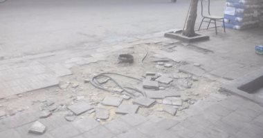 بالصور.. كابلات كهربائية مكشوفة فى ميدان الدقى