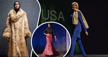 أول محجبة على منصات الأزياء العالمية.. الصومالية "حليمة عدن" توجه صفعة لسياسة ترامب العنصرية ضد المسلمين.. ظهرت بالبوركينى فى مسابقة ملكة جمال مينسوتا.. وشاركت مؤخرًا بعرض أزياء "Yeezy"