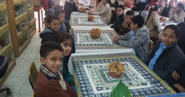 بالصور.. ثقافة الطفل بالأقصر ينظم حملة لطلاب مدرسة الحبيل "إبدأ بنفسك"