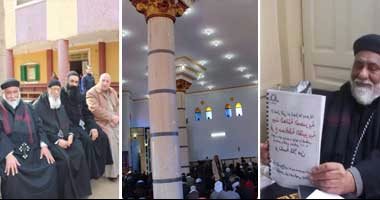 بالفيديو والصور.. تجسيد جديد للوحدة الوطنية بالقليوبية.. قبطى يتبرع بقطعة أرض لإنشاء مسجد ومسلم يقدم أخرى.. الأهالى يجمعون 800 ألف جنيه لبنائه.. وراعى كنيسة مارجرجس: ياريت نبنى دور العبادة بجوار بعضها