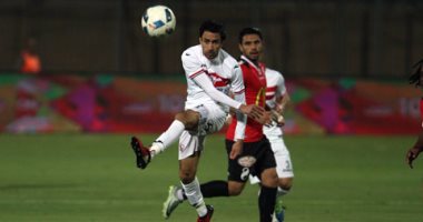 أيمن حفنى يتقدم للزمالك فى مرمى طلائع الجيش فى الدقيقة 30