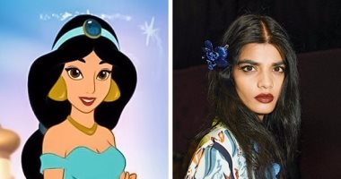 بالصور..شاهد الشبه الكبير بين أشهر عارضات الأزياء وأميرات ديزنى