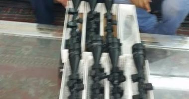 جمارك نويبع تحبط 3 محاولات لتهريب تليسكوبات بنادق آلية وتلفزيونات 