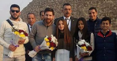 بالصور.. 4 إختلافات بين زيارتي ميسي للأهرامات فى 2017 و 2007 