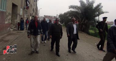 بالصور.. تنفيذ 30 قرار إزالة لتعديات على أراض زراعية بسمسطا جنوب بنى سويف