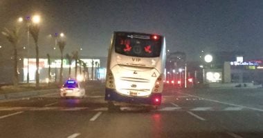 بالصور.. قارئ يرصد تجاوز سرعة سائق حافلة بطريق مصر إسكندرية 