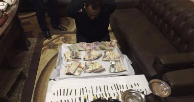 القبض على عاطل لحيازته فرد خرطوش ونصف كيلو حشيش بالمنوفية