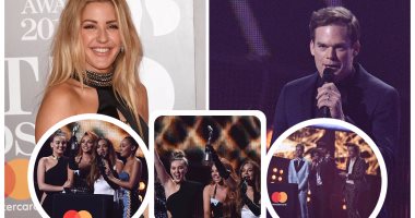 إيلى جولدنج وكاتى بيرى وريتا أورا يتألقن بحفل  BRIT Awards