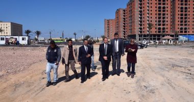 محافظ الإسكندرية يتفقد الأرض المخصصة لإنشاء ملاعب نادى الاتحاد
