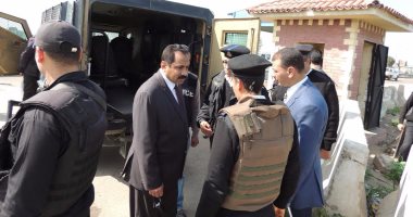 مدير أمن الإسكندرية يتفقد كمين أبيس وقسم كرموز والسجن المركزى
