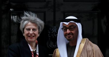 ولى عهد أبو ظبى يلتقى "تريزا ماى" لتعزيز العلاقات مع بريطانيا