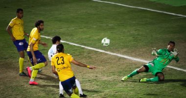 بالصور.. باولو يسجل الهدف الثانى للزمالك أمام التعدين