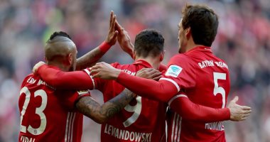 بالفيديو.. بايرن ميونخ يكتسح هامبورج بالدورى الألمانى 8 - 0 ويواصل صدارته