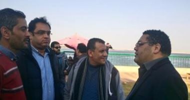 بالصور.. قيادات "المصرى الديمقراطى" يصلون الإسماعيلية للتضامن مع الأقباط