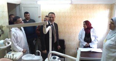 بالصور .. مدير التأمين الصحى بالمنوفية يتفقد عيادات بركة السبع