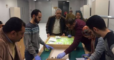 بالصور.. فض مقتنيات الملك توت عنخ آمون بالمتحف الكبير
