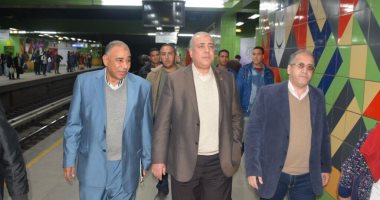 رئيس المترو يتفقد محطات الخط الثانى ويطالب بتشديد إجراءات التفتيش