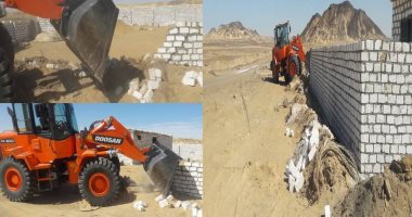 أجهزة محافظة الجيزة تزيل تعديات على 2250 فدان بالواحات البحرية