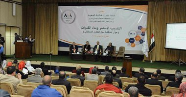 بالصور.. "قومى الإدارة": نأمل فى موازنة لتدريب الجهاز الإدارى بما يليق بأهميته
