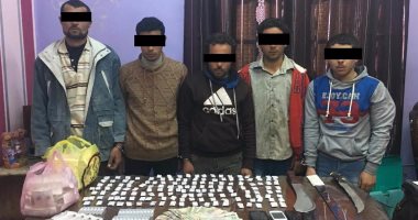 ضبط تشكيل عصابي للاتجار بالمخدرات بالدقهلية وبحوزتهم 1500 تذكرة هيروين