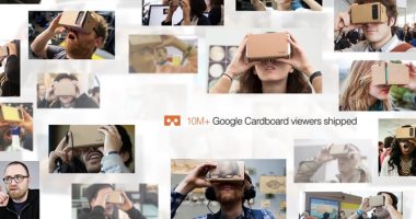 جوجل: بيع 10 ملايين نظارة واقع افتراضى Cardboard VR منذ إطلاقها