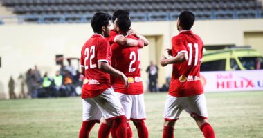 بالصور.. الأهلي يتقدم على الداخلية بهدف نظيف فى الشوط الأول