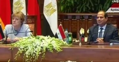 السيسى وميركل يفتتحان 3 محطات للكهرباء بتكلفة 6 مليارات يورو