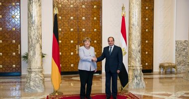 قمة مصرية ألمانية بمقر المستشارية فى برلين.. السيسى يشيد بالطفرة النوعية في علاقات البلدين.. توافق حول تسوية الأوضاع في ليبيا على نحو شامل.. وميركل تثمن الروابط الوثيقة بين القاهرة وبرلين