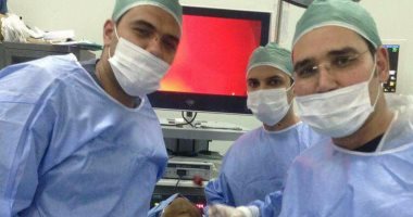 نجاح أول عملية لاستئصال الغدة اللعابية بالمنظار بجامعة المنصورة