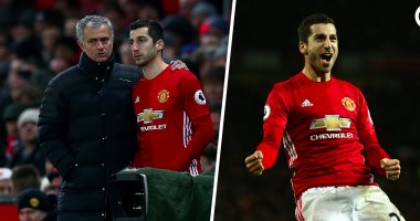 مورينيو ليس راضيا عن أداء مخيتاريان مع مانشستر يونايتد