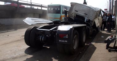 الصحة: وفاة 5 مواطنين وإصابة 20 آخرين فى حادث تصادم اتوبيس بمطروح