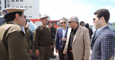 بالصور ..مدير أمن البحيرة يتابع جاهزية المواقع الشرطية بدمنهور 