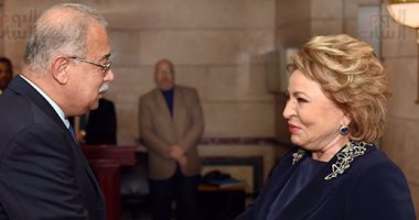 بالصور.. ‫رئيسة الاتحاد الفيدرالي الروسي تصل الاستثمار للقاء رئيس الوزراء ‬